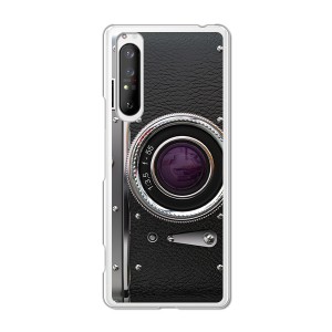 au Xperia 1 II SOG01 docomo SO-51A ハードケース/カバー 【レトロCamera PCクリアハードカバー】