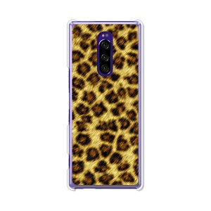 au Xperia 1 SOV40 docomo SO-03L softbank 802SO ハードケース/カバー 【LeopardG PCクリアハードカバー】