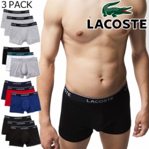 送料無料 メンズ 秋冬 新作 秋新作 冬新作 FW ボクサーパンツ 人気 流行 定番 LACOSTE 3PACK 5H3389L 031 CCA W64 NUA ラコステ アンダー