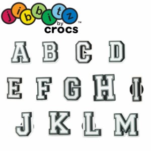 レディース ユニセックス キッズ ラバークロッグ用アクセサリー シューチャーム クロックス crocs ジビッツ アルファベット A〜M