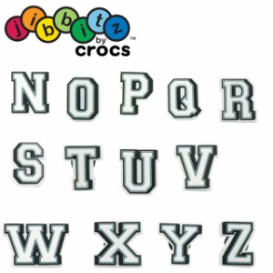 レディース ユニセックス キッズ ラバークロッグ用アクセサリー シューチャーム クロックス crocs ジビッツ アルファベット N〜Z