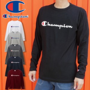 メール便送料無料 メンズ ベーシック 長袖 チャンピオン Champion C3-Q401 19FW アパレル ロングスリーブTシャツ ロンT ロンティー ティ