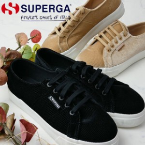 送料無料 レディース スニーカー プラットフォーム ローカット スペルガ SUPERGA 2730 CORDUROYW S00GXC0 コーデュロイ カジュアルシュー