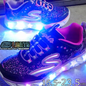 送料無料 キッズ ジュニア 女の子 スニーカー スケッチャーズ SKECHERS 10920L 光る靴 Sライツ-ギャラクシーライツ 子供靴 ライトアップ