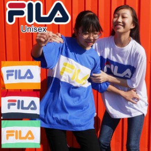 メール便送料無料 メンズ レディース ユニセックス ジュニア 半袖 フィラ FILA FM5183 キリカエTシャツ 半そで スポーツ スポーティー 母