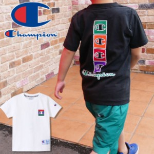 メール便送料無料 キッズ ジュニア 男の子 女の子 Tシャツ チャンピオン Champion CS6514 qq1 半袖Tシャツ ティーシャツ カットソー 丸首