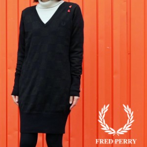 送料無料 レディース 秋冬 新作 冬新作 FW 2021 2022 長袖 人気 流行 定番 FRED PERRY SD2032 フレッドペリー ワンピース エイミー・ワイ