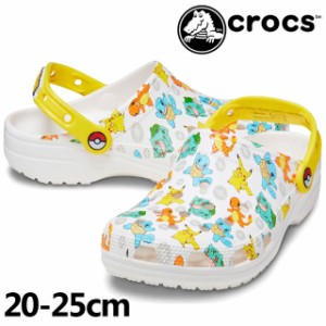 送料無料 レディース FW 秋冬 新作 2022 秋新作 冬新作 サンダル 人気 流行 定番 crocs 207765 94S クラシック ポケモン2 クロッグ ポケ