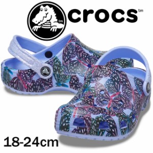 キッズ ジュニア 女の子 SS 春夏 新作 春新作 夏新作 クロッグ 人気 流行 定番 2023 crocs k 208297-5Q7 クロックス 子供靴 クロッグサン