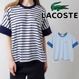 メール便送料無料 半袖 レディース SS 春夏 新作 春新作 夏新作 人気 流行 定番 2023 LACOSTE TF335 ラコステ トップス ドルマンスリーブ