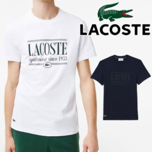 メール便送料無料 半袖 メンズ SS 春夏 新作 春新作 夏新作 人気 流行 定番 2023 LACOSTE TH0322 ラコステ トップス ラコステタイポグラ