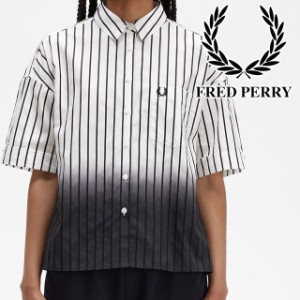 送料無料 半袖 レディース SS 春夏 新作 春新作 夏新作 人気 流行 定番 2023 FRED PERRY G5147 フレッドペリー 半袖シャツ グラディエン