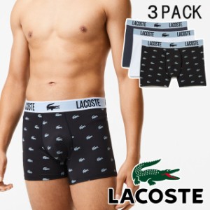 送料無料 パンツ メンズ FW 秋冬 新作 秋新作 冬新作 人気 流行 定番 2023 LACOSTE 3PACK 5H9972-10 ラコステ ボクサーパンツ リサイクル