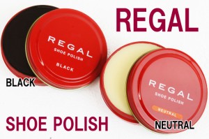 リーガル TY16　シューポリッシュ(缶) 50g / REGAL SHOE POLISH NEUTRAL・BLACK アフターケア シューケアケア用品 ツヤ革靴用ツヤ出しク