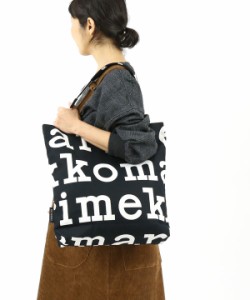 正規品marimekko トートバッグ NOTKO LOGO TOTE BAG marimekko 52199247312 2023 送料無料 レディース 女性 誕生日プレゼント ギフト 新