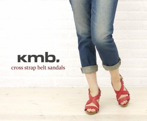 kmb.(ケーエムビー)クロスストラップベルトサンダル M695・5323300311-0061201    レディース 女性 誕生日プレゼント ギフト 正規品 新品