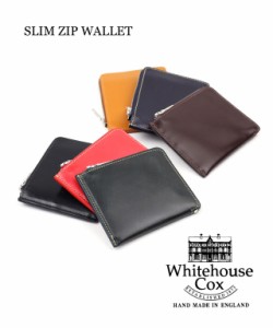 ホワイトハウスコックス ミニ財布 ミニウォレット スリムジップウォレット SLIM ZIP WALLET Whitehouse Cox S3068 国内正規品 送料無料バ