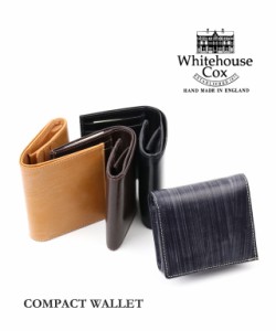 ホワイトハウスコックス コンパクトウォレット ミニ財布 二つ折り財布 Whitehouse Cox S1975 国内正規品  送料無料バレンタインアイテム 