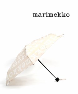 marimekko 折りたたみ傘 MINI MANUAL LOGO marimekko 52213249561 国内正規品 