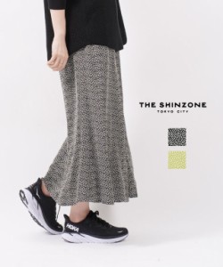 ザ シンゾーン セミフレアスカート ロングスカート FLOWER JQ SKIRT THE SHINZONE 21AMSSK01 国内正規品  送料無料