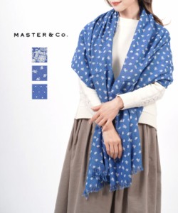 マスターアンドコー インディゴスカーフ 大判スカーフ Master&Co. MC212 国内正規品  送料無料