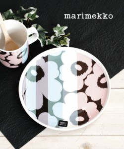  マリメッコ ラウンドプレート 皿 丸型 UNIKKO RALLI PLATE 20CM marimekko 52229471570 国内正規品 2022