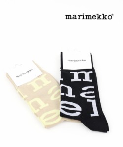 マリメッコ 靴下 ソックス KIOSKI KASVAA ISO LOGO marimekko 52229190675 国内正規品 メール便可能商品[M便 3/5]