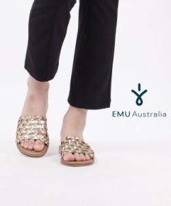 エミュ オーストラリア メッシュサンダル レザーフラットサンダル Kadina2.0 EMU Australia W12710 国内正規品  送料無料