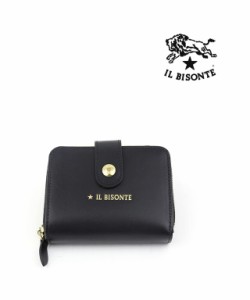 イルビゾンテ ラウンドファスナー 二つ折り財布 ウォレット IL BISONTE 54212307140 国内正規品  送料無料