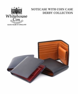 ホワイトハウスコックス NOTECASE WITH COIN CASE(DERBY COLLECTION) Whitehouse Cox S7532-D 国内正規品 2022春 送料無料