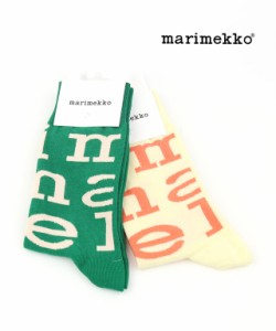 マリメッコ 靴下 ソックス KIOSKI KASVAA ISO LOGO marimekko 52223591030 国内正規品 2022春 メール便可能商品[M便 3/5]