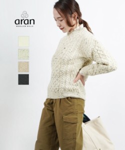 アランウーレンミルズ ニットプルオーバー セーター アランニット Aran Woollen Mills CDF995001 国内正規品 2022秋冬新作 送料無料