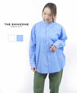 ザ シンゾーン ビックシャツ オーバーシャツ ボタンダウンシャツ DADDY SHIRT ダディシャツ THE SHINZONE 21AMSBL08 国内正規品 2024春夏