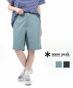 スノーピーク アウトドアショーツ ショートパンツ キュロット Light Mountain Cloth Shorts Snow Peak PA-23SU103 国内正規品 2023春夏新