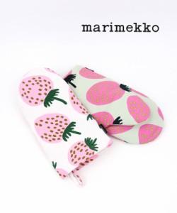 マリメッコ 鍋つかみ オーブンミトン P.MANSIKKA OVENMITTEN marimekko 52239471992 国内正規品 2023春夏新作 メール便可能商品[M便 5/5]