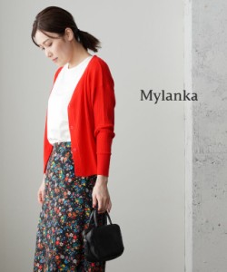 ミランカ Vネック リブカーディガン MyLanka M93380 国内正規品 2018春夏新作 送料無料