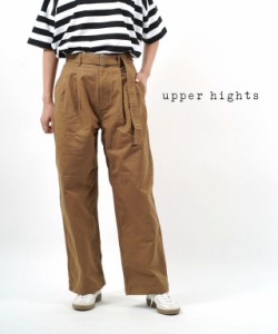 アッパーハイツ チノパンツ BELT CHINO upper hights 399A34202 国内正規品 2023秋冬新作 送料無料