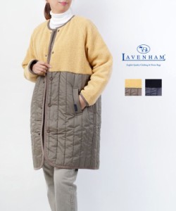 ラベンハム ノーカラー ロングコート SHERPA PALGRAVE LAVENHAM SLJ2140 国内正規品 2021秋冬新作 送料無料