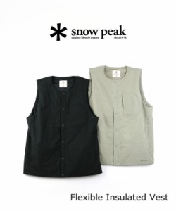 スノーピーク 中綿 ベスト Flexible Insulated Vest メンズ Snow Peak SW-24SU004 国内正規品 2024春夏新作 送料無料