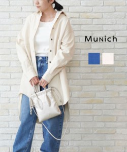 ミューニック 10ozスラブデニムシャツ MUNICH MN241T04 国内正規品 2024春夏新作 送料無料