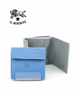 イルビゾンテ レザー 二つ折り財布 ミニウォレット IL BISONTE 54242305841 国内正規品 2024春夏新作 送料無料