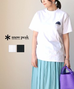 スノーピーク Alpha Breeze Typography T-Shirt Snow Peak TS-24SU001 国内正規品 2024春夏新作