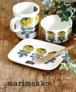 マリメッコ VIHKIRUUSU PLATE 12×15CM marimekko 52249473549 国内正規品 2024春夏新作