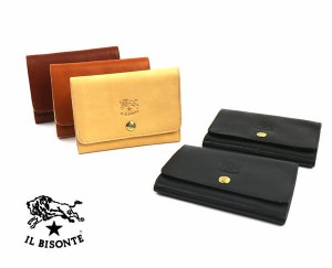 IL BISONTE　イルビゾンテ　レザー  二つ折り 財布　5432300240-0061402    　 レディース メンズ 男性 女性 誕生日　プレゼント 父の日