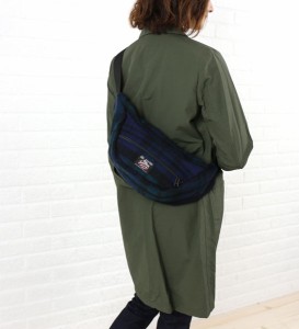 johnson woolen mills(ジョンソンウーレンミルズ) ウール ナイロンショルダー ウエストバッグ“FUNNY PACK”・NJH0751・    レディース 