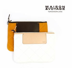 MAISON & VOYAGE(メゾン エ ボヤージュ) ピッグスキン レザーキルティングクラッチバッグ・69-03-41-03019・0171501    レディース 女性 