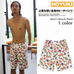 水着メンズ ビーチパンツ トランクス ハーフパンツ 花柄 サーフパンツ men’s M/L/LL 大きいサイズあり 水濡れOK素材