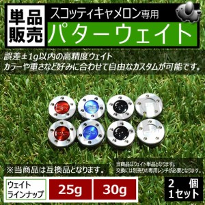 ゴルフ 互換品 スコッティキャメロン専用 パターウェイト 単品  2個セット 4色 25g 30g ブルー レッド ブラック シルバー コンペ 景品