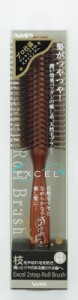 【日本製 ギフト】ベス エクセル 2ステップロールブラシ(ロール径48mm) 獣毛 ヘアブラシ くし 櫛 髪 頭皮 美髪 ツヤ髪 潤い サラサラ