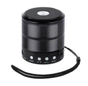 ミニスピーカー スピーカー WS-887 LED 小型 携帯用 Bluetooth USB 無線 金属 車 自宅 部屋 オフィス おしゃれ かわいい コンパクト 小さ